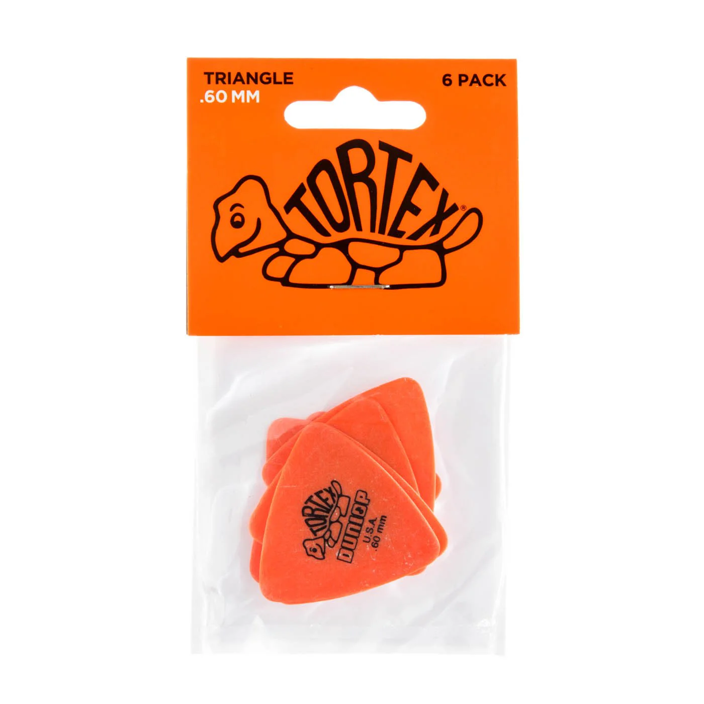 Dunlop JPT260 - 0.60mm Tortex Triangle Picks 6pk - Image 2