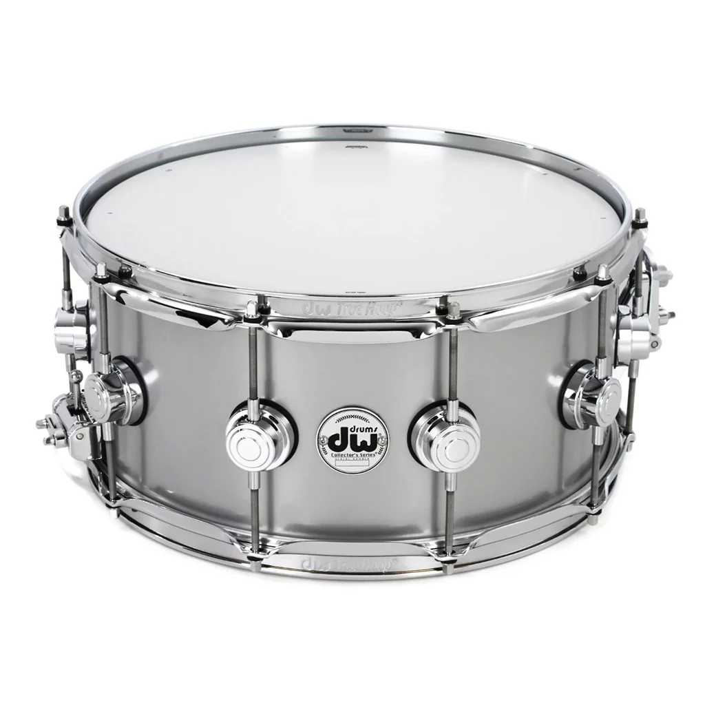 DW Collector's Series® 14"x6.5" Rolled Aluminium Shell with Chrome Hardware