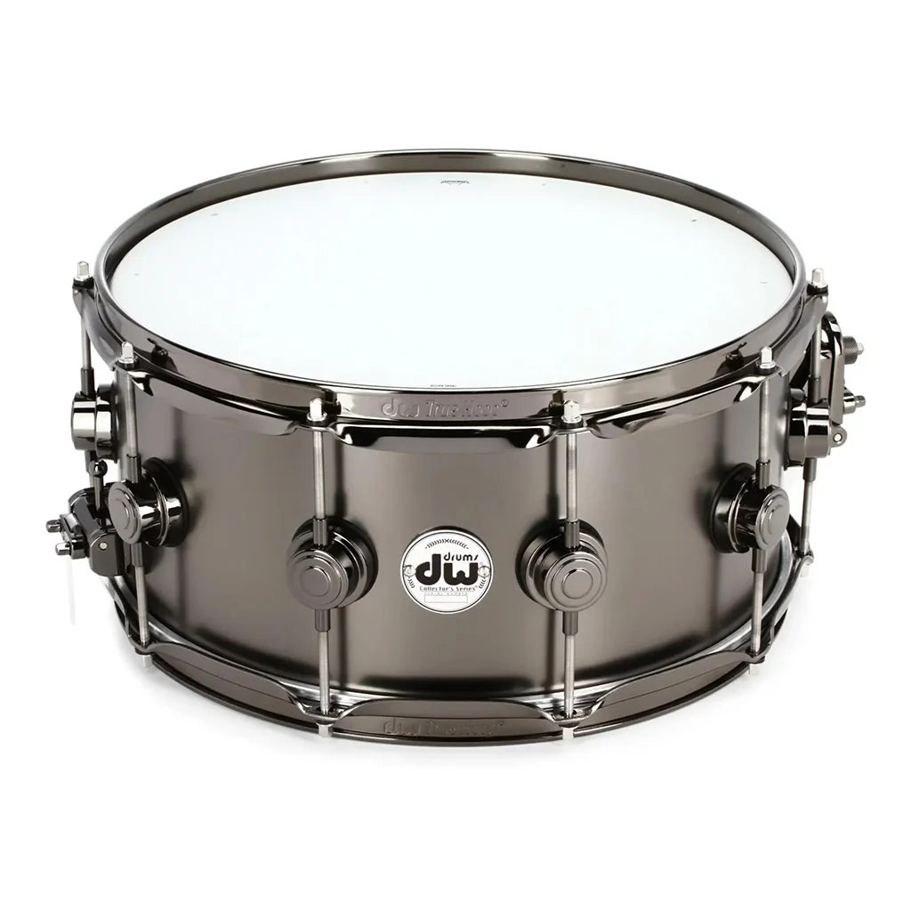 DW Collector's Series® 14"x6.5" Satin Black Nickel over Brass with Black Nickel Hardware