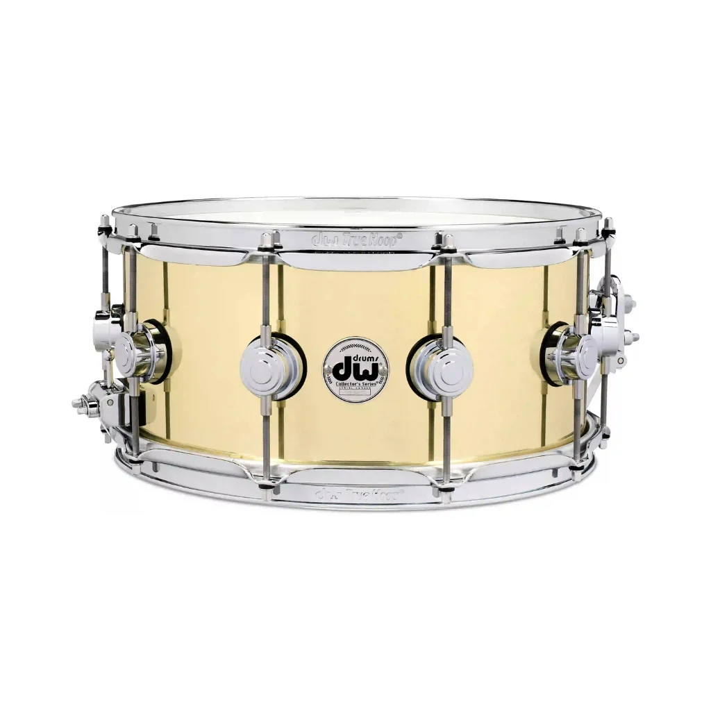 DW Collector's Series Brass Snare Drum - 6.5 inches x 14 inches, Polished