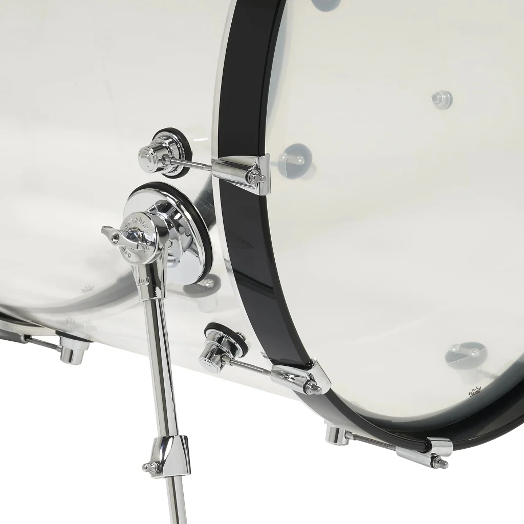 DW Design Series 4-piece Shell Pack - Clear Acrylic - Image 2