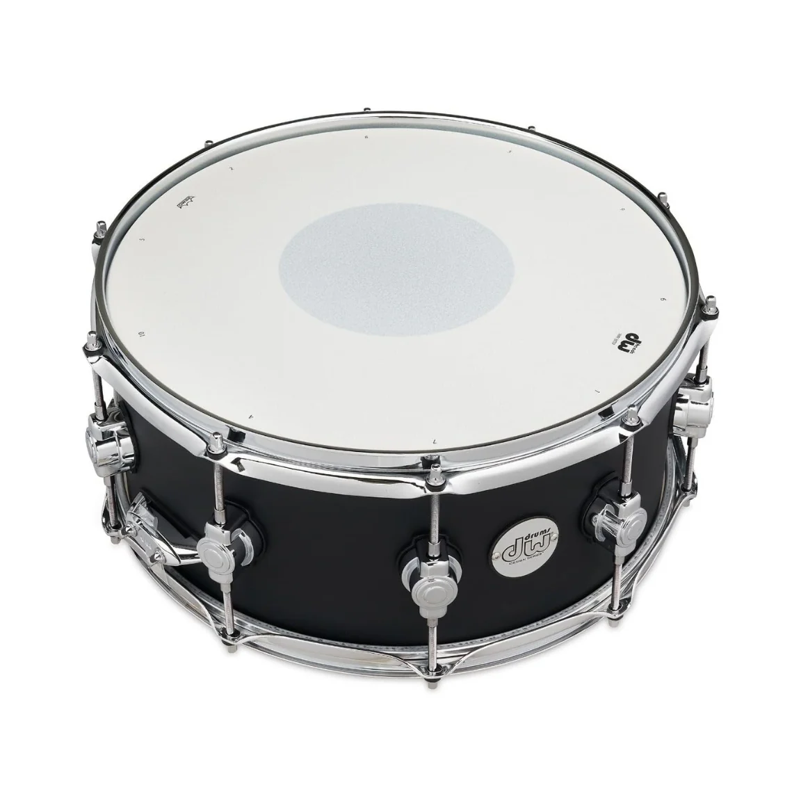 DW Design Series Snare Drum - 6x14-inch - Black Satin - Image 2