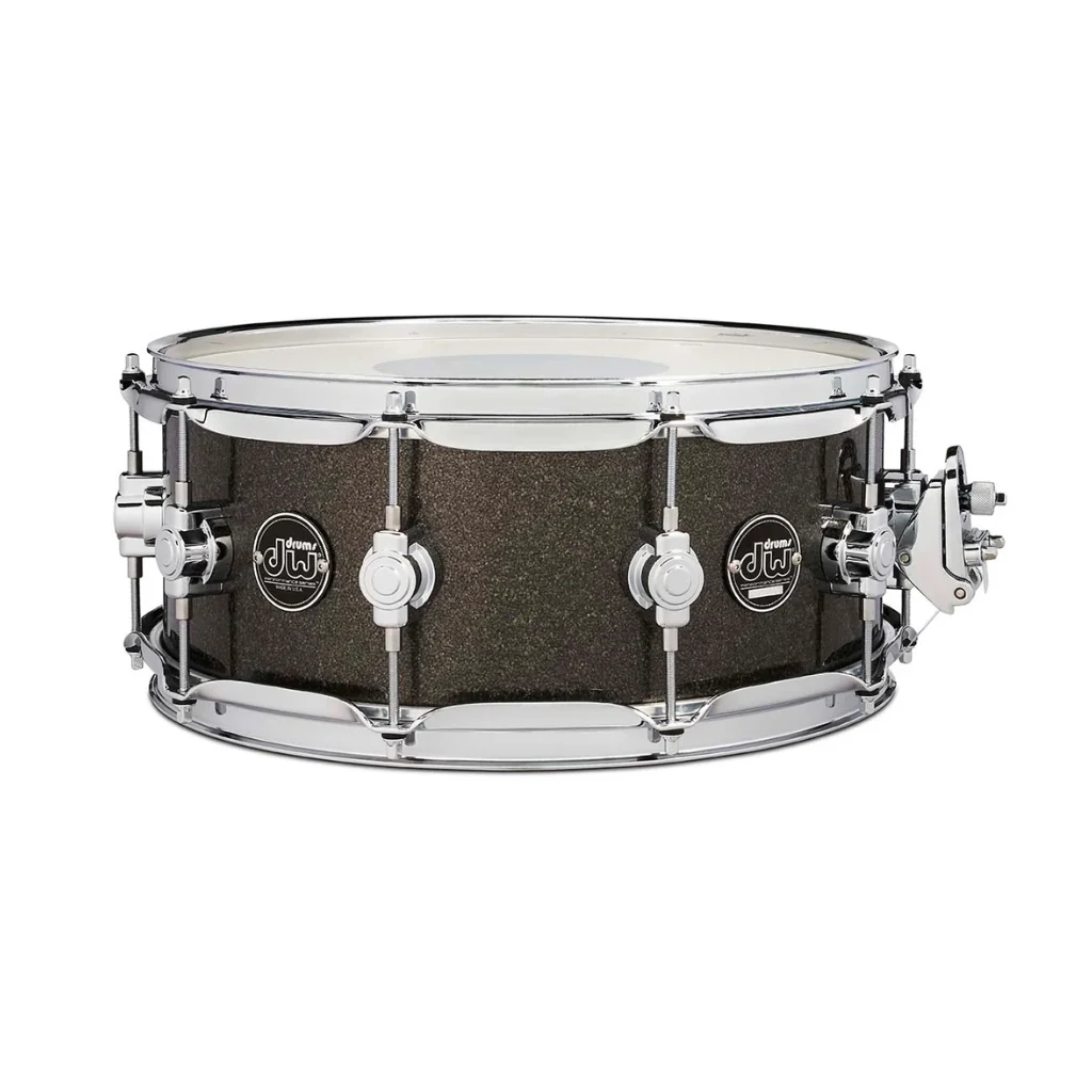 DW Performance Series Snare Drum - 6.5 inches x 14 inches, Pewter Sparkle