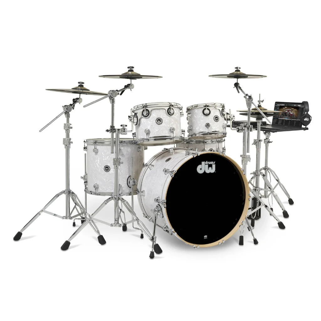 DW DWe 5-Piece Complete Bundle Kit - Black Galaxy - Image 2