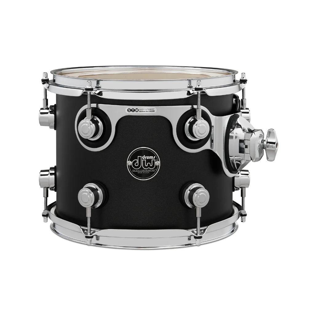 DW Performance Series 4-piece Shell Pack with 22 inch Bass Drum - Charcoal Metallic - Image 3