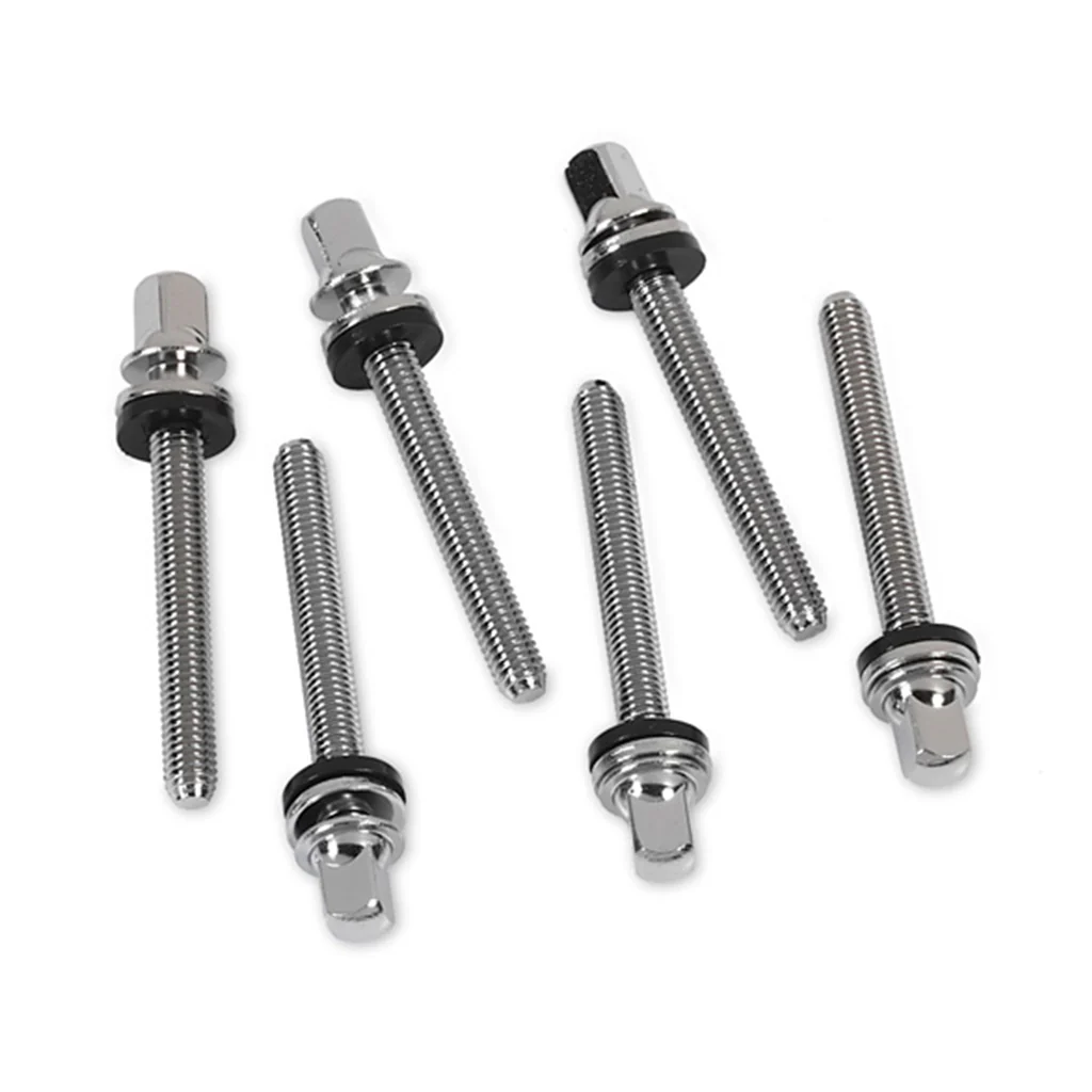 DW True-Pitch Chrome Tension Rod 1.65" Tom/Snare - 6 Pack - Image 2