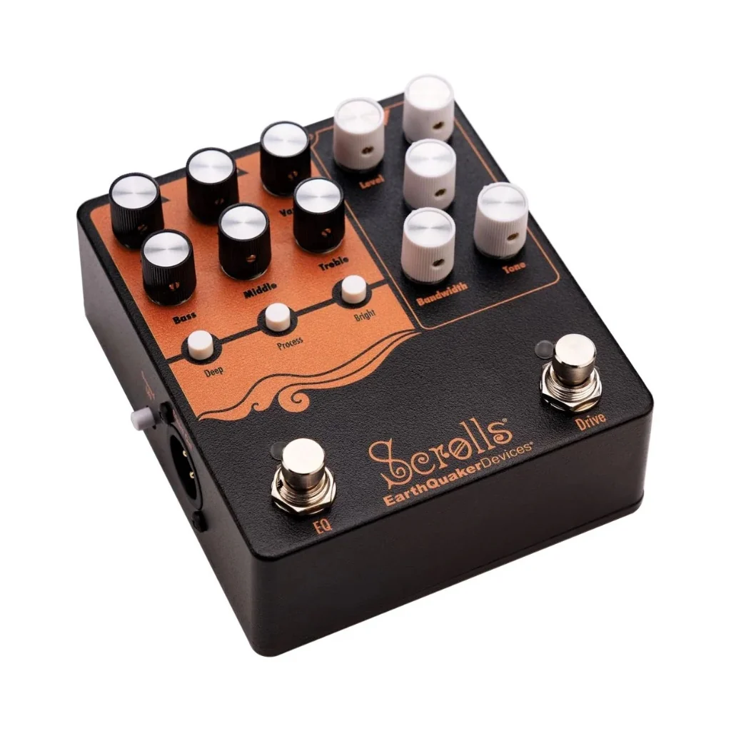 Earthquaker Devices Scrolls Bass Odyssey Analog Bass Preamp Pedal - Image 3