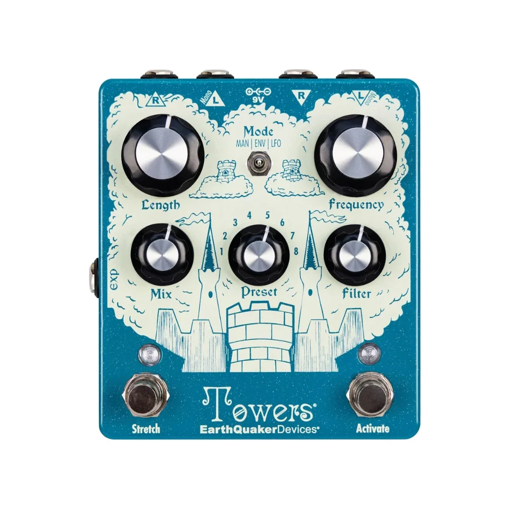 EarthQuaker Devices Towers Soundscape Generator Reverb Pedal