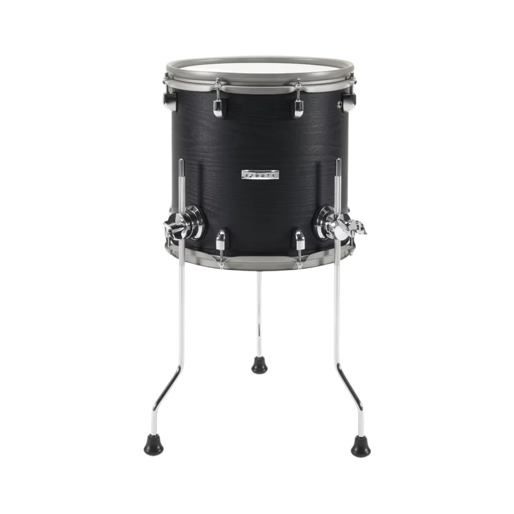 EFNOTE EFD-T1212 Electronic Floor Tom Pad for EFNOTE 5X - 12 x 12 inch, Black Oak-ish