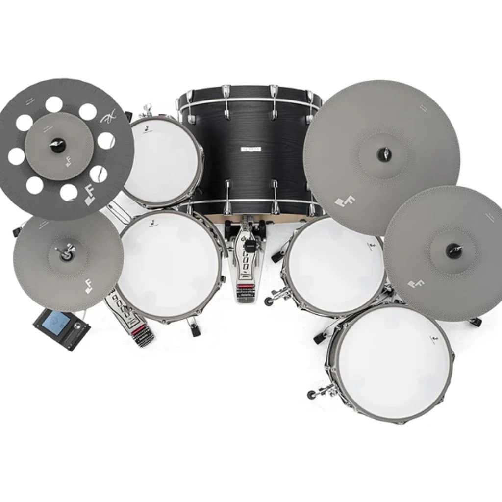 EFNOTE EST-7X Electronic Drum Kit - Black Oak-ish - Image 4