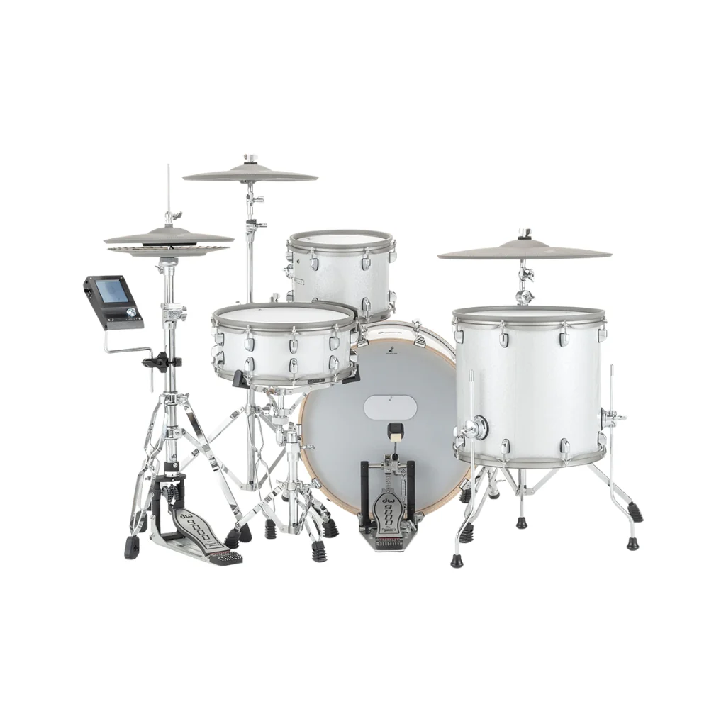 EFNOTE EST7 Electronic Drum Kit w/A+C+D Package - White Sparkle - Image 4