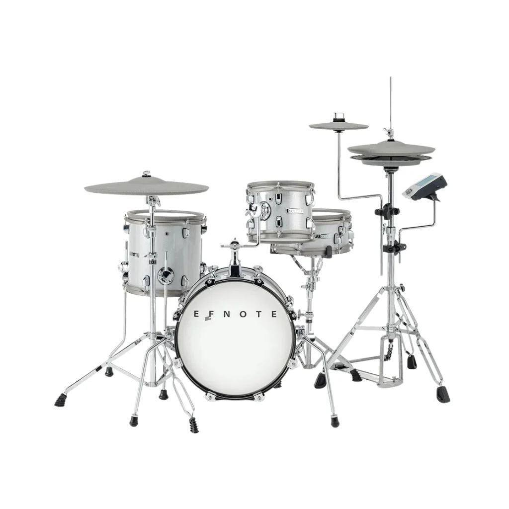 EFNOTE MINI Electronic Drum Kit - White Sparkle