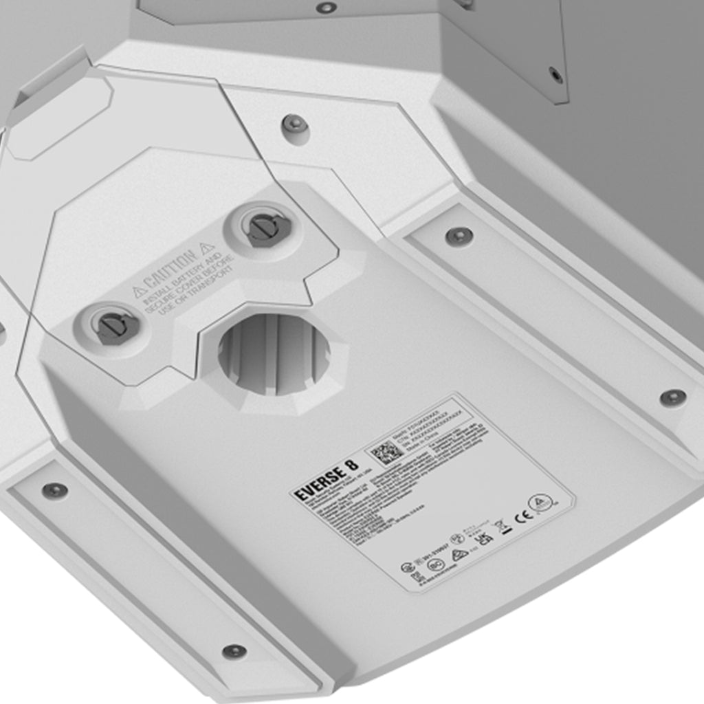 Electro Voice Everse 8 Weatherised Battery Powered Loudspeaker with Bluetooth® audio and Control in White - Image 4