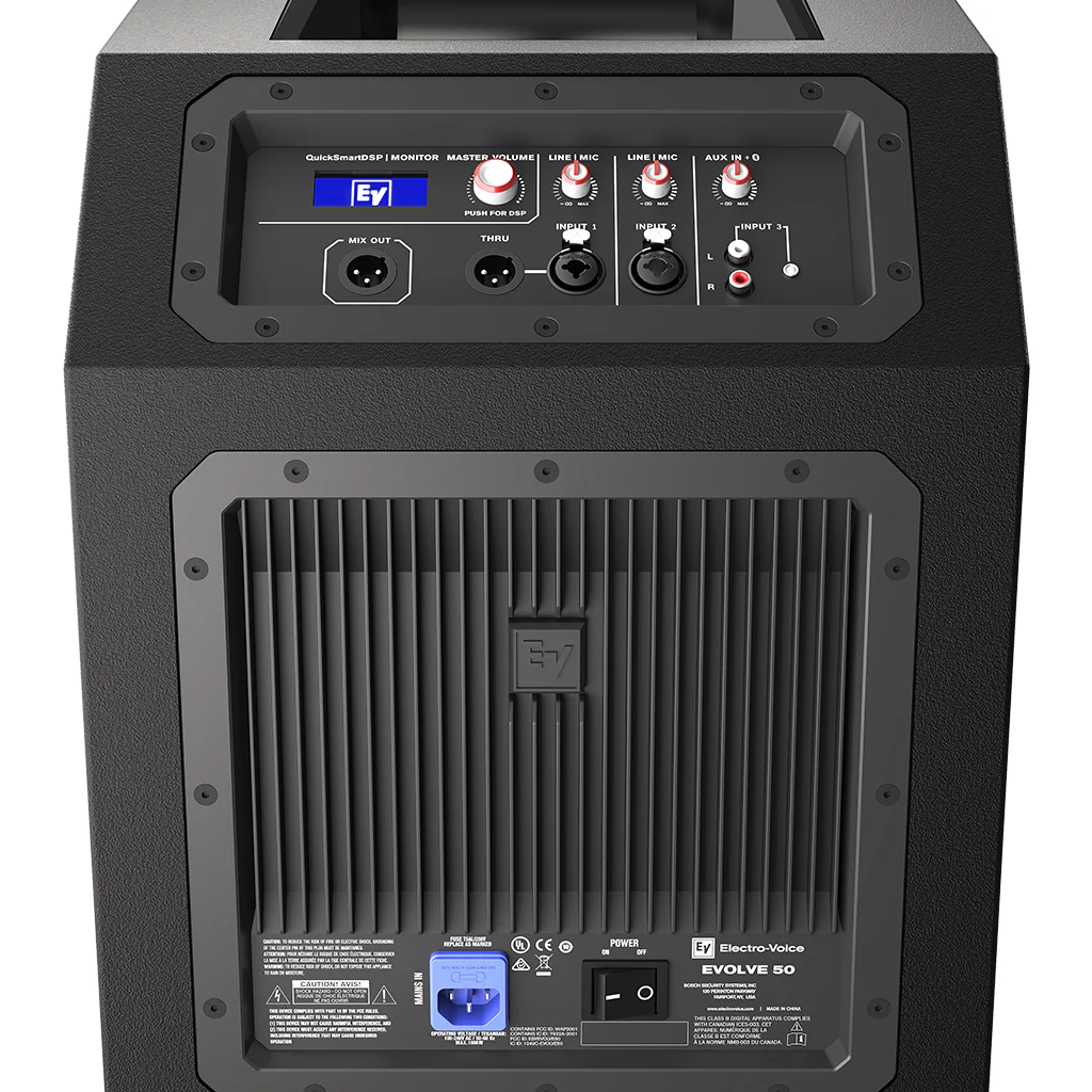 Electro-Voice Evolve 50 Portable Column Speaker - Black - Image 5