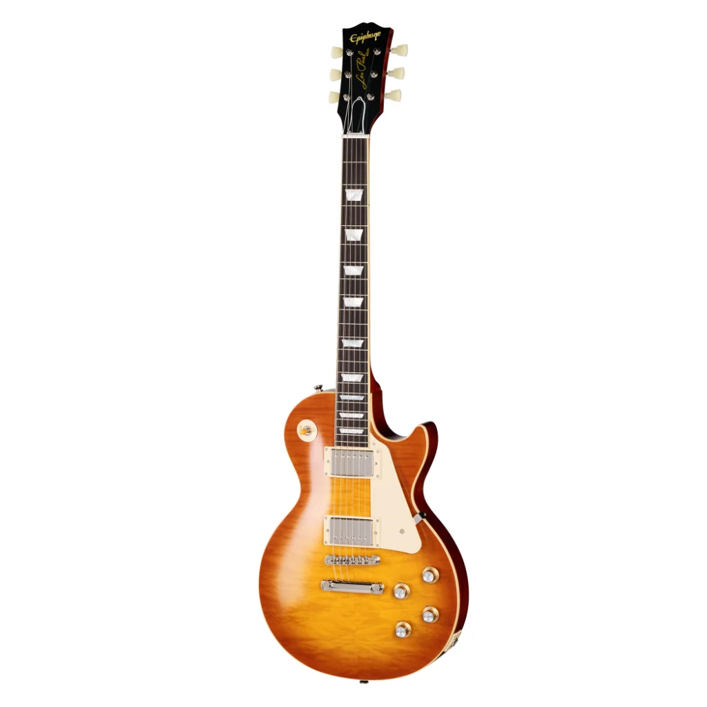 Epiphone 1960 Les Paul Standard Reissue Electric Guitar - Iced Tea Burst - Image 3