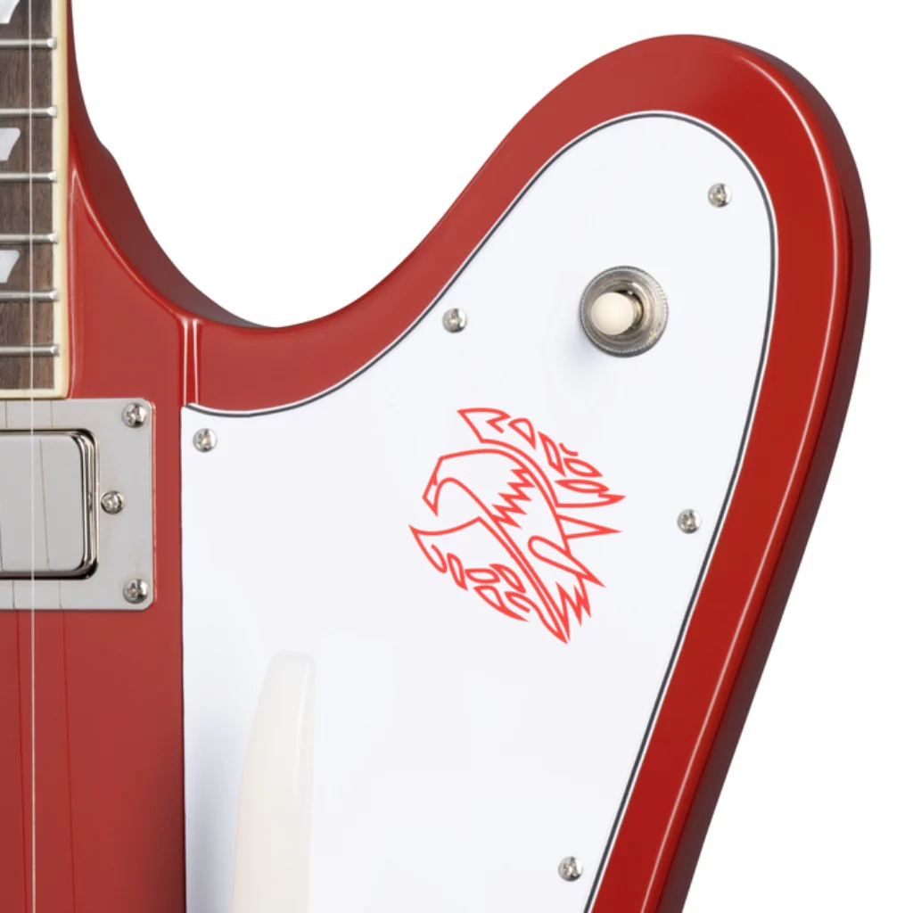 Epiphone 1963 Firebird V Maestro In Case Ember Red - Image 7