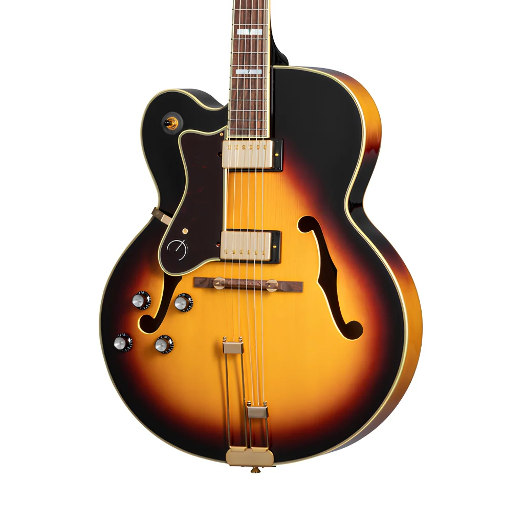 Epiphone Broadway Rosewood Left-handed Hollowbody Electric Guitar - Vintage Sunburst