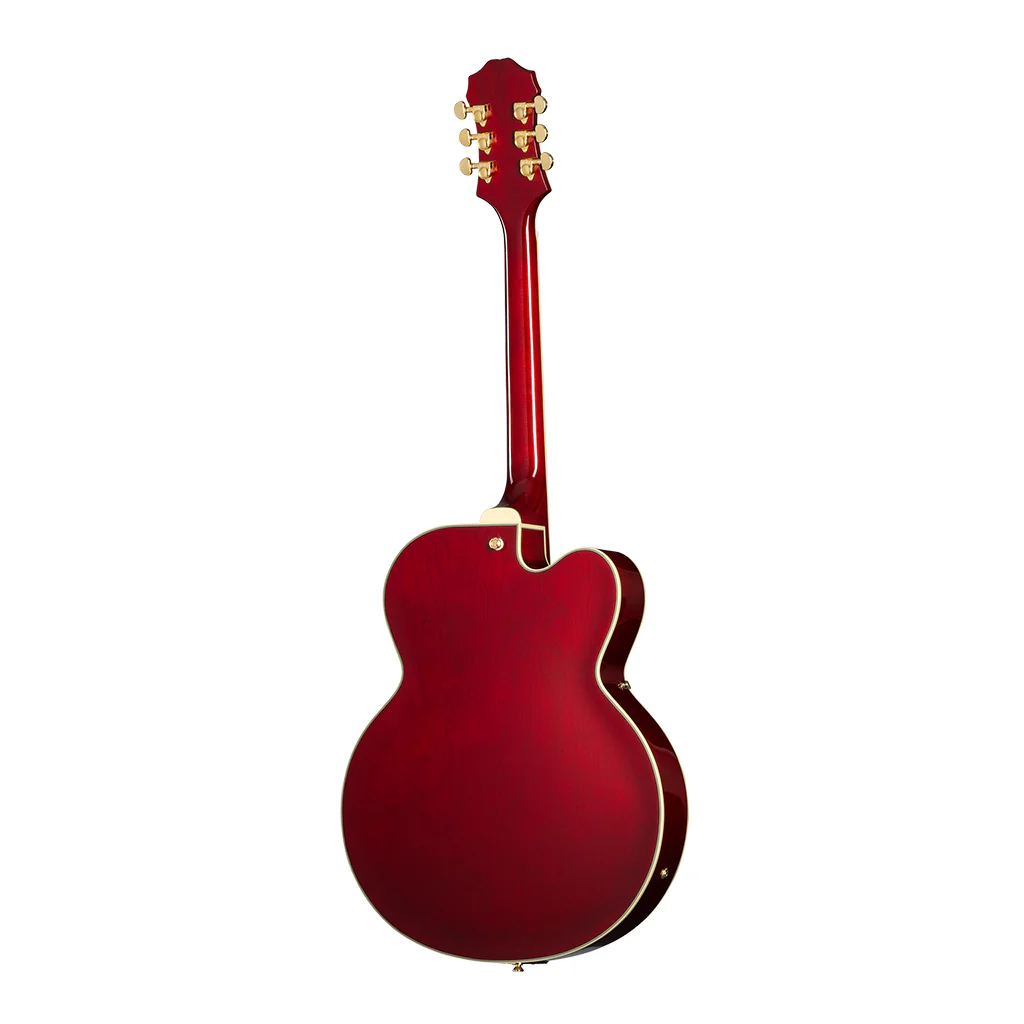 Epiphone Broadway Rosewood Left-handed Hollowbody Electric Guitar - Wine Red - Image 3