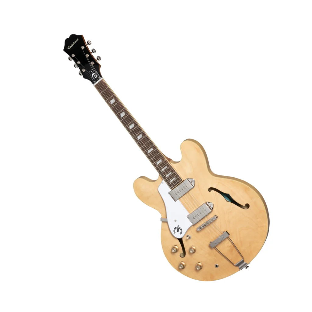 Epiphone Casino Rosewood Left Handed Hollowbody Electric Guitar - Natural - Image 7