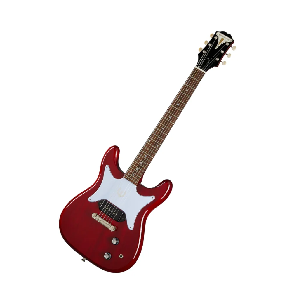 Epiphone Coronet Rosewood Fingerboard Electric Guitar - Cherry - Image 7