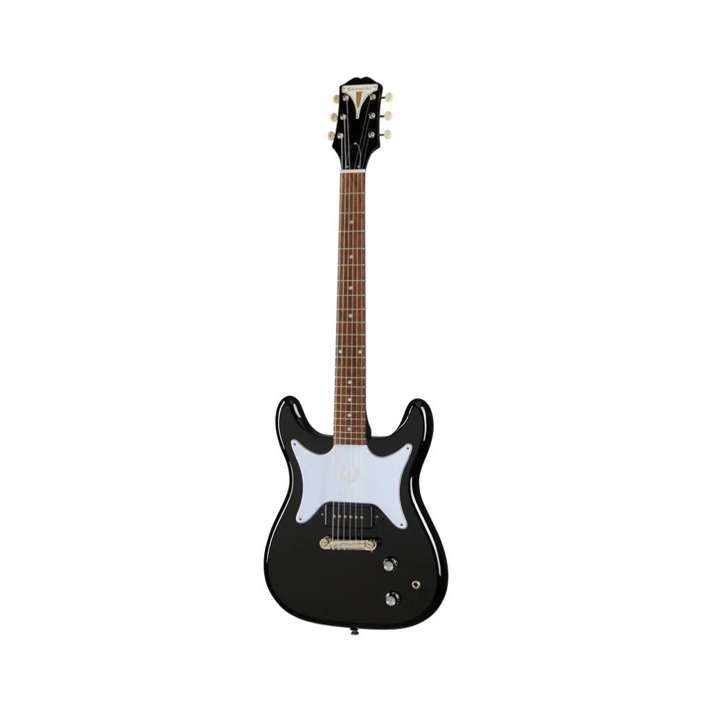 Epiphone Coronet Rosewood Fingerboard Electric Guitar - Ebony - Image 3