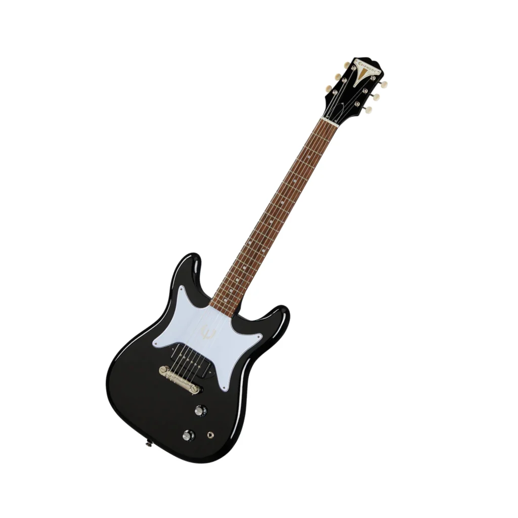 Epiphone Coronet Rosewood Fingerboard Electric Guitar - Ebony - Image 7