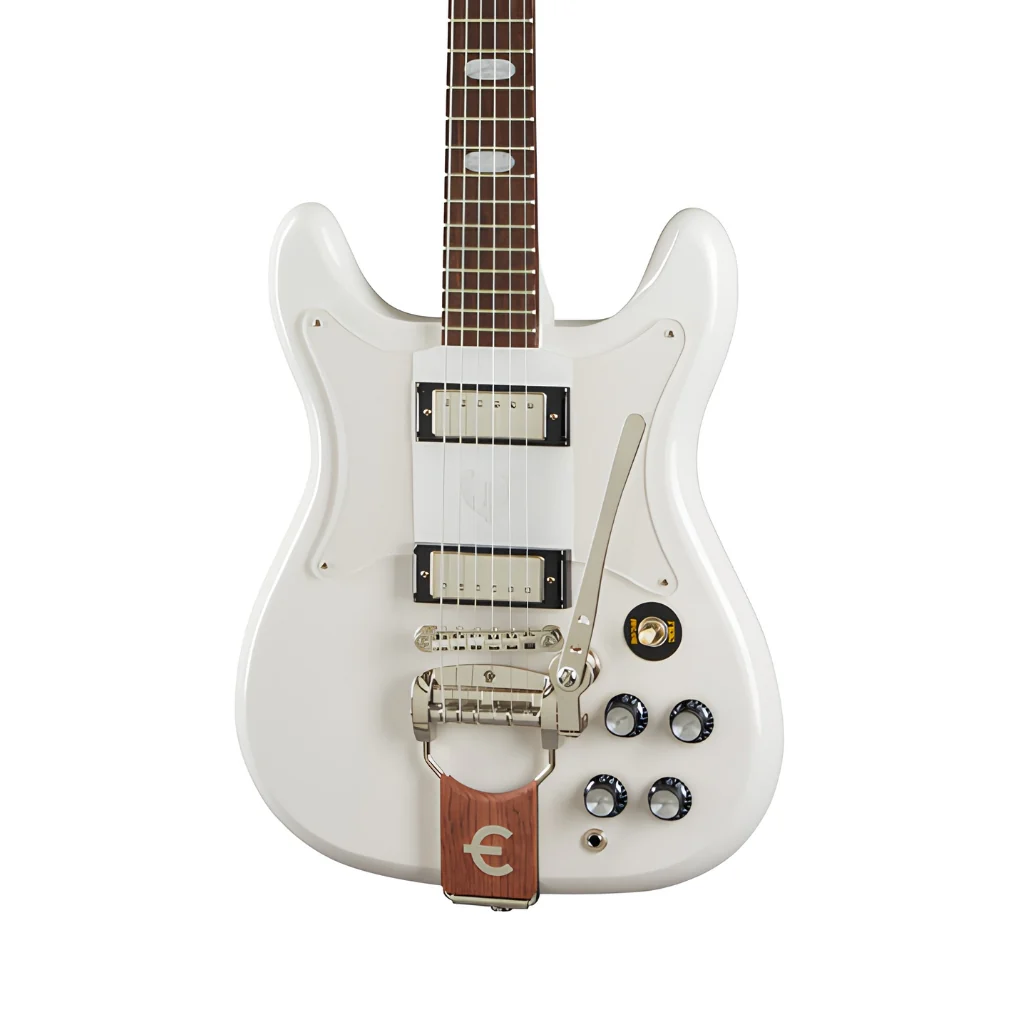Epiphone Cretswood Custom Tremotone Rosewood Electric Guitar - Polaris White