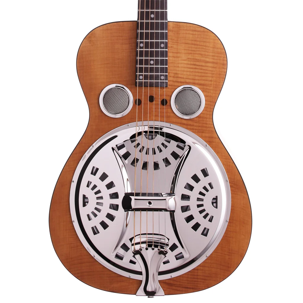 Epiphone - Dobro Hound Dog DLX Round Neck - Vintage Brown