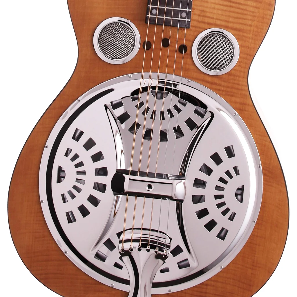 Epiphone - Dobro Hound Dog DLX Round Neck - Vintage Brown - Image 6