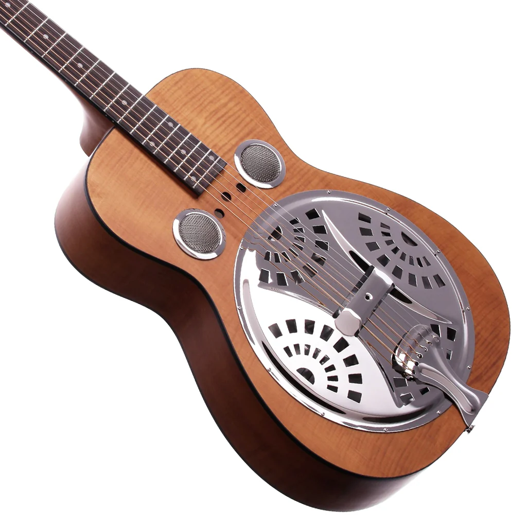 Epiphone - Dobro Hound Dog DLX Round Neck - Vintage Brown - Image 7