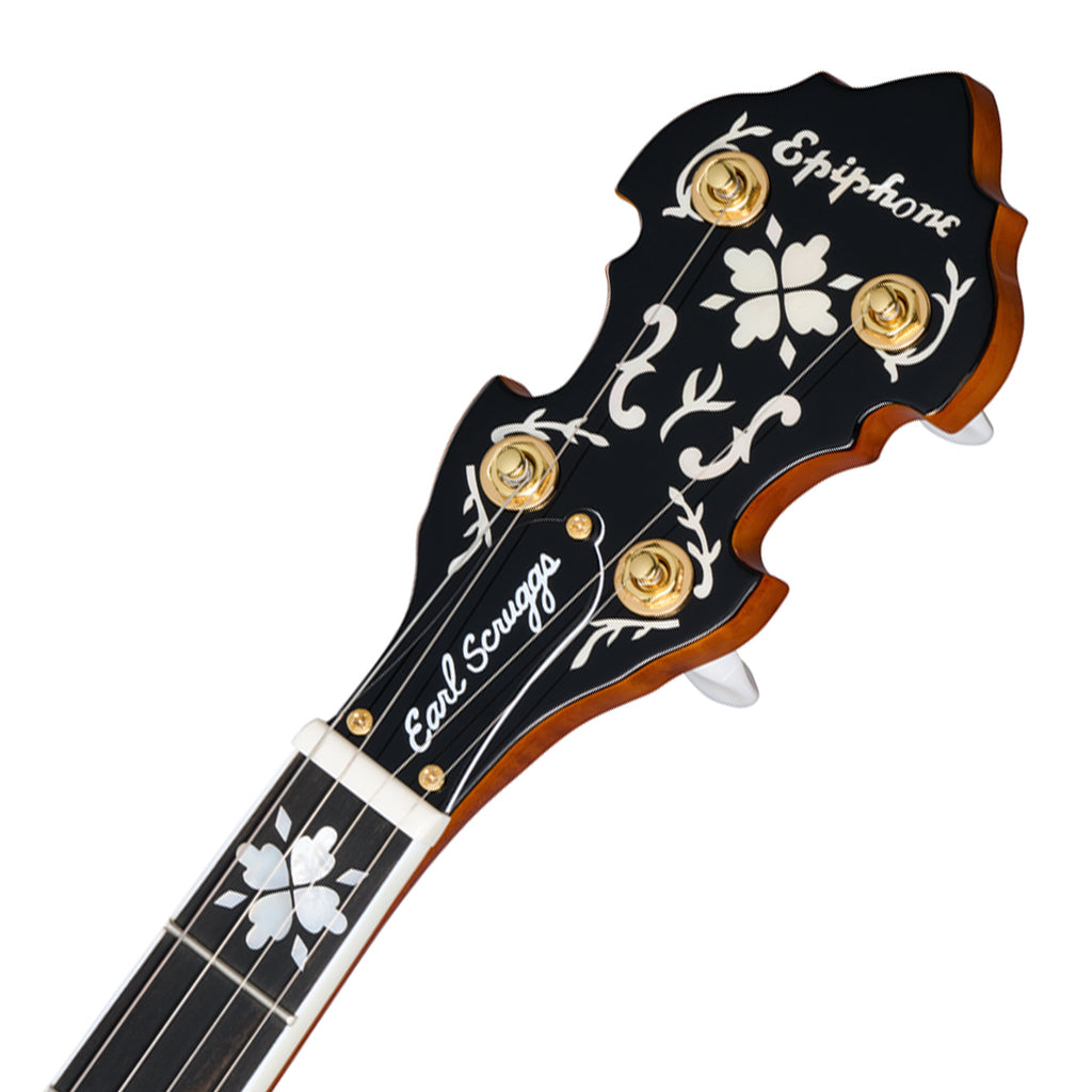 Epiphone Earl Scruggs Golden Deluxe Banjo Vintage Sunburst - Image 4