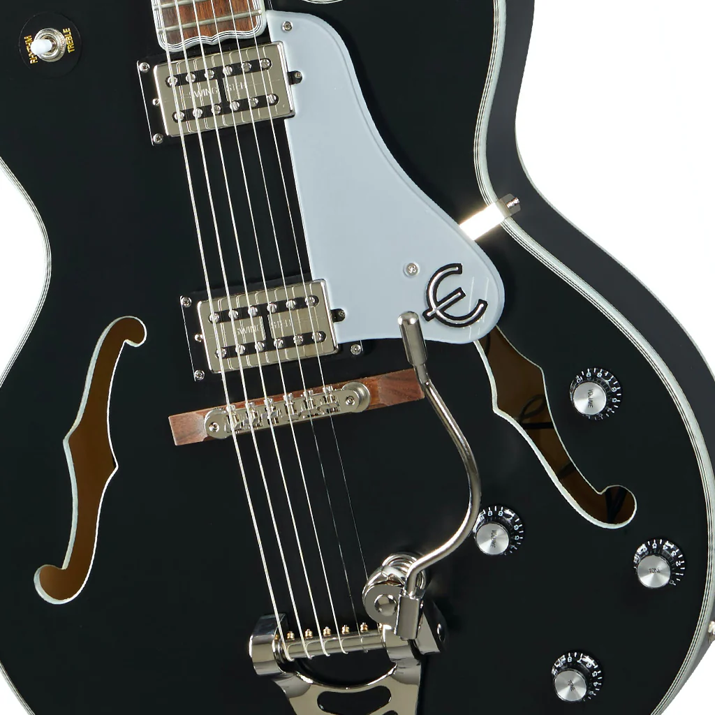 Epiphone - Emperor Swingster - Black Aged Gloss - Image 7