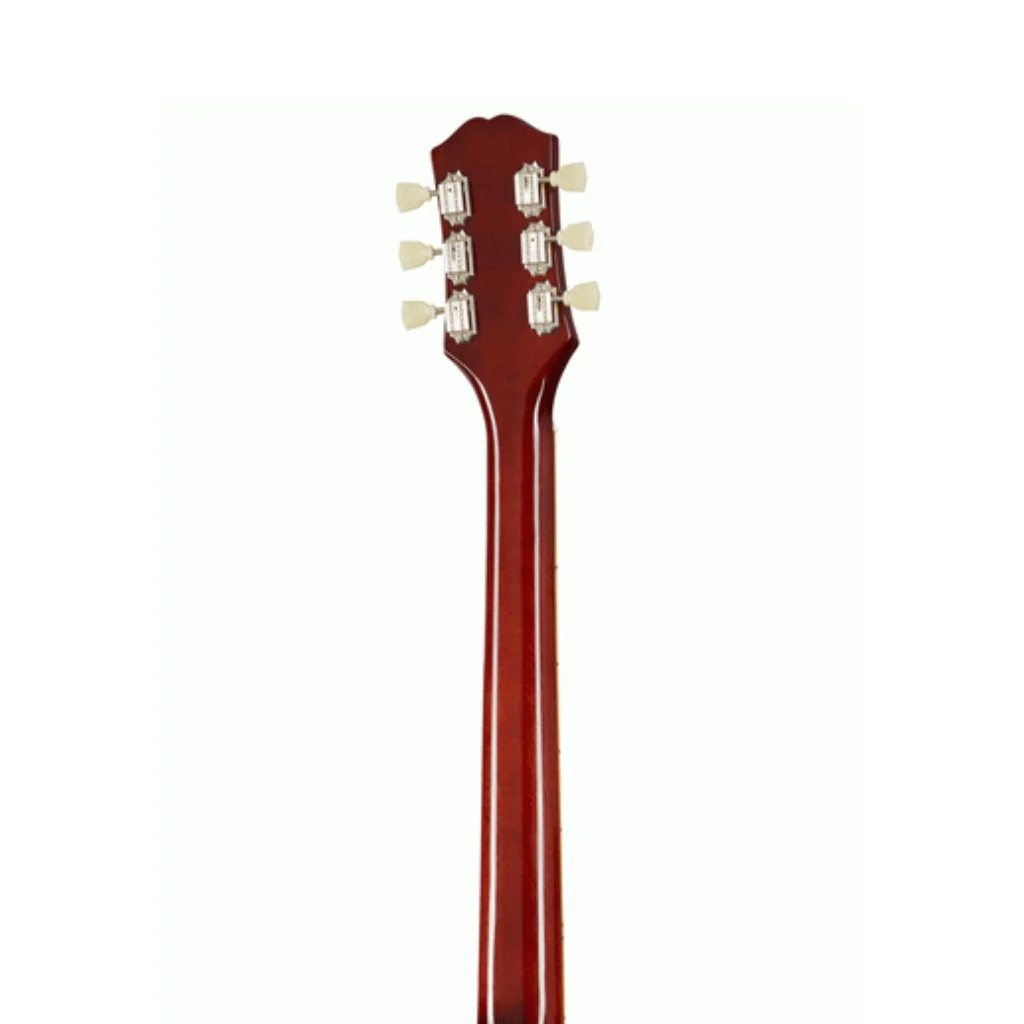 Epiphone ES-335 Figured Semi-Hollow Electric Guitar - Raspberry Tea Burst - Image 6