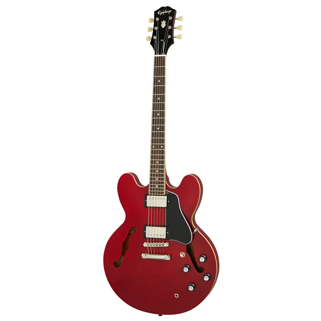 Epiphone ES-335 Rosewood Semi-Hollow Electric Guitar - Cherry - Image 2
