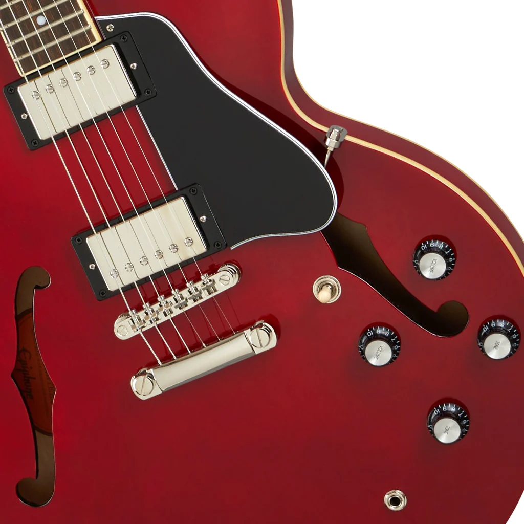 Epiphone ES-335 Rosewood Semi-Hollow Electric Guitar - Cherry - Image 6