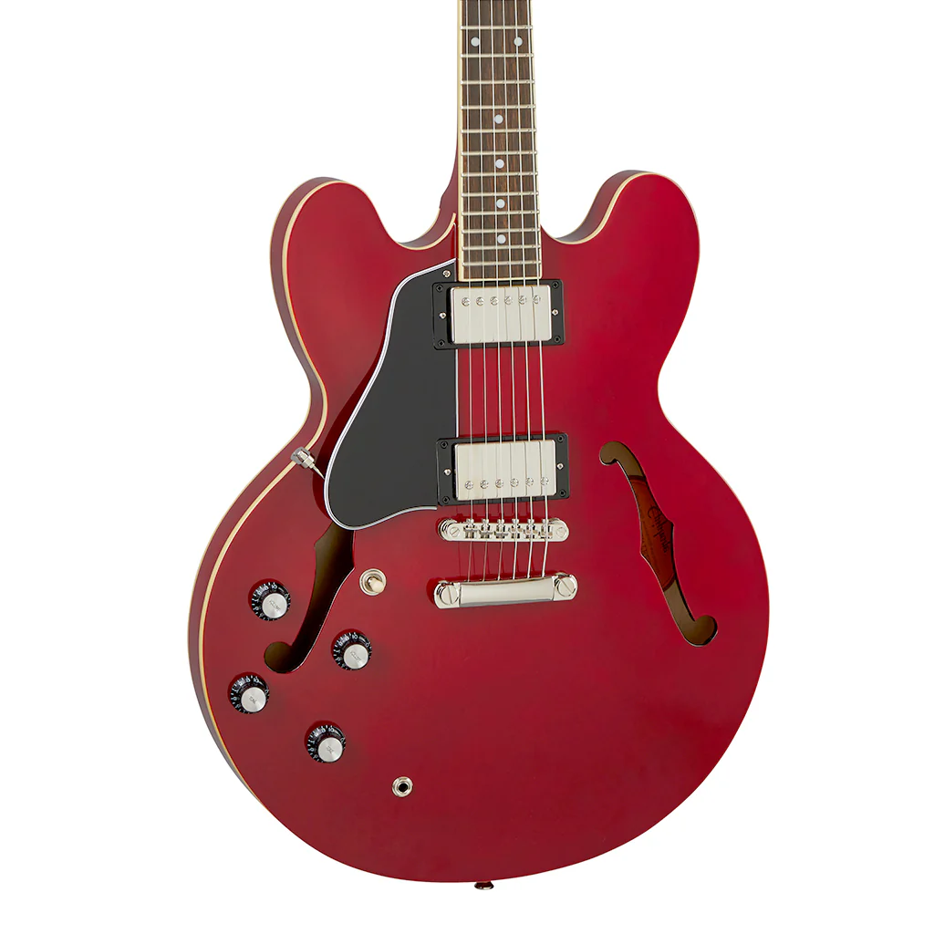 Epiphone ES335 Rosewood Left Handed Semi-Hollow Electric Guitar - Cherry