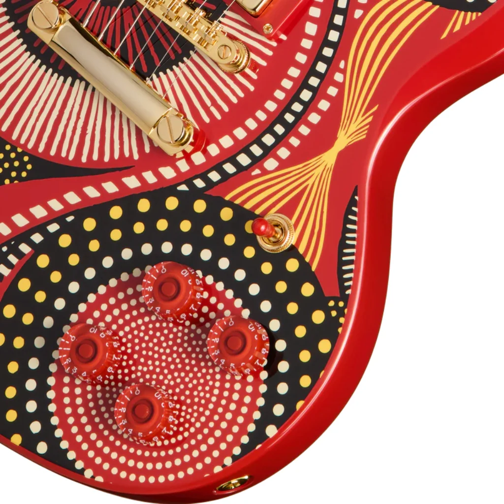 Epiphone Fatoumata Diawara Signature SG Electric Guitar - Ember Red w/ Graphic - Image 8
