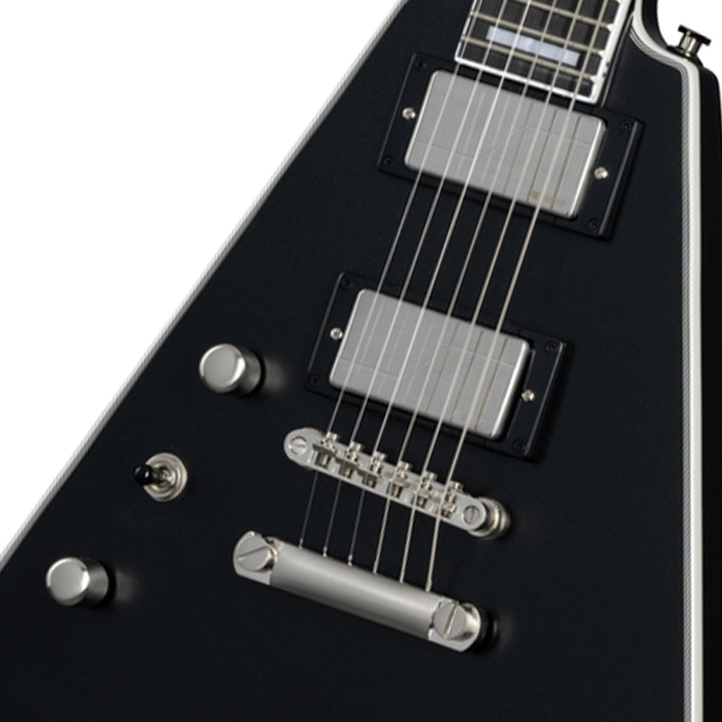 Epiphone Flying V Prophecy Left Handed - Aged Jet Black Metallic - Image 7