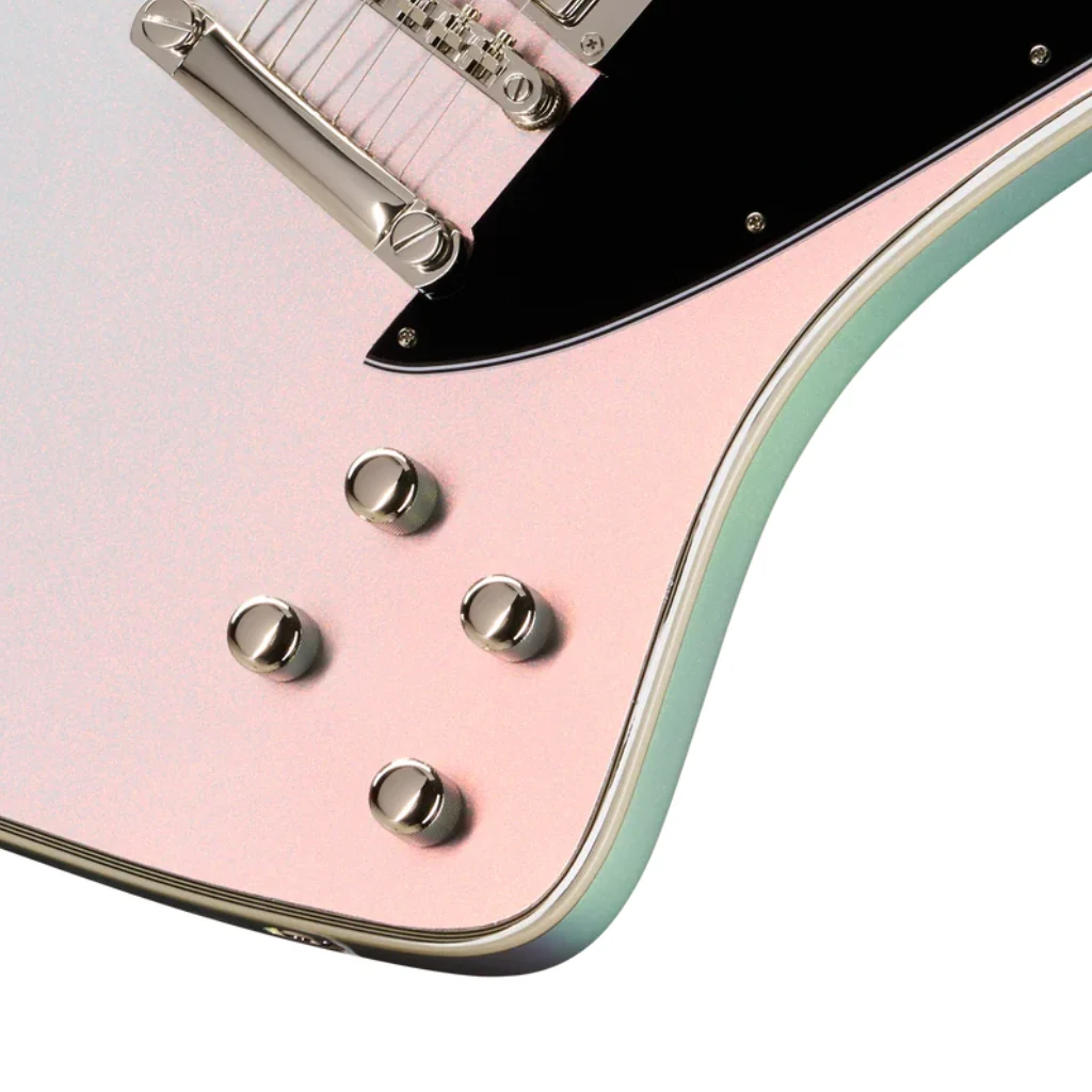 Epiphone Futura Firebird Custom Electric Guitar - Quicksilver Shift - Image 8