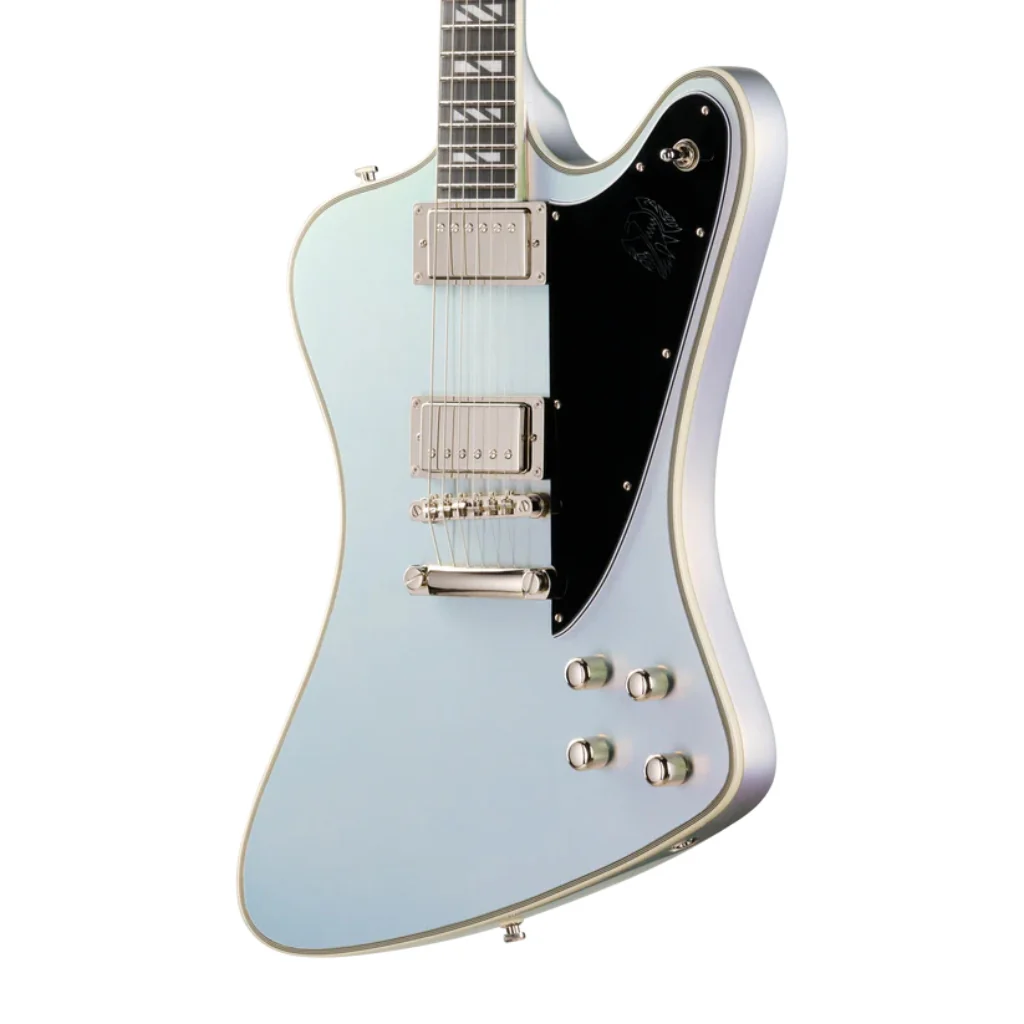 Epiphone Futura Firebird Custom Electric Guitar - Quicksilver Shift - Image 9