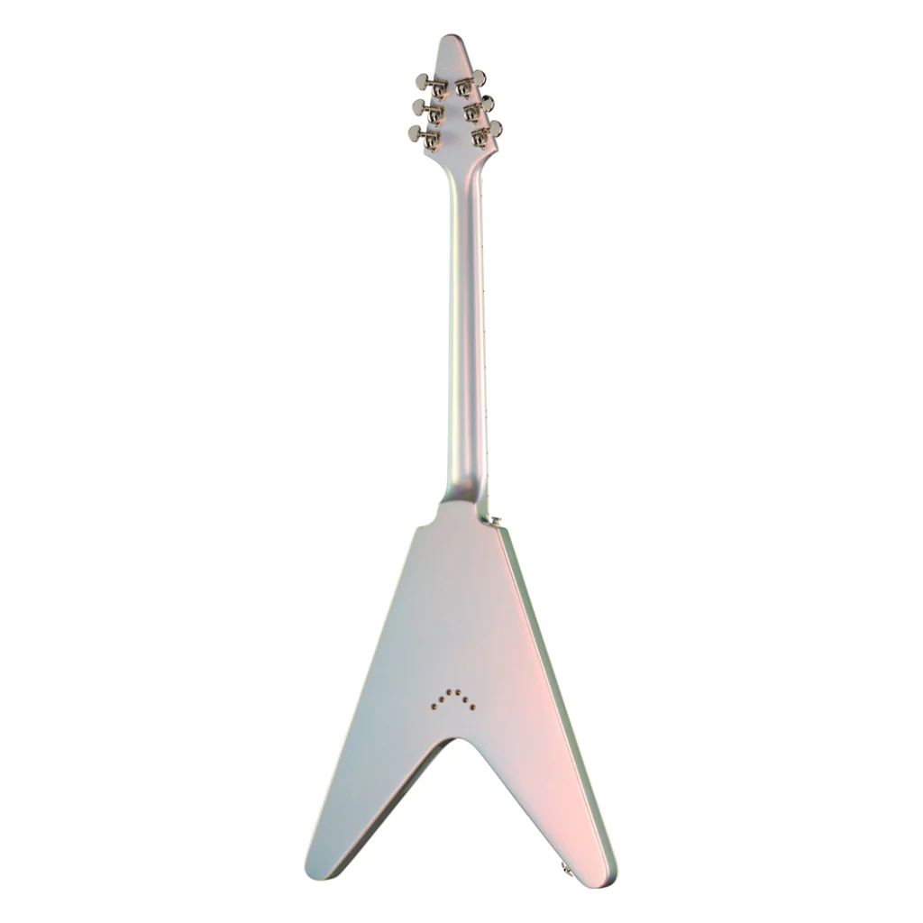 Epiphone Futura Flying V Custom Electric Guitar - Quicksilver Shift - Image 4