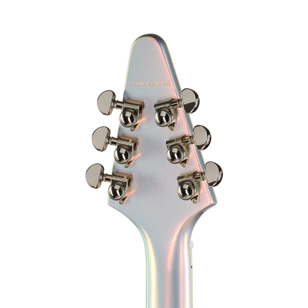 Epiphone Futura Flying V Custom Electric Guitar - Quicksilver Shift - Image 6