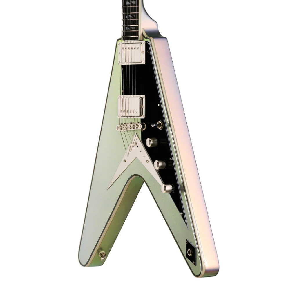 Epiphone Futura Flying V Custom Electric Guitar - Quicksilver Shift - Image 9
