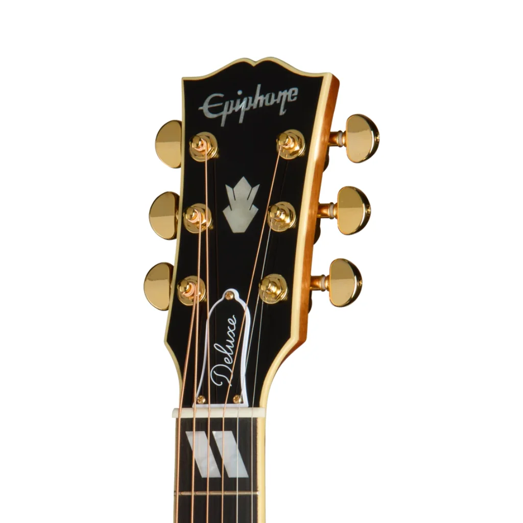 Epiphone Hummingbird Deluxe EC Acoustic-Electric Guitar - Natural - Image 4