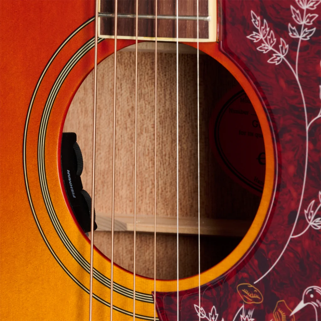 Epiphone Hummingbird Standard Acoustic Guitar - Cherry Sunburst - Image 7