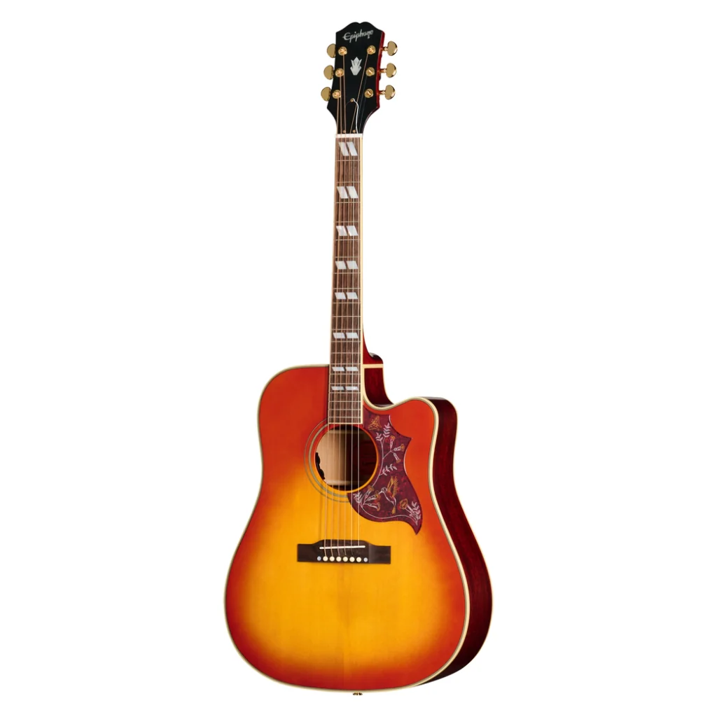 Epiphone Hummingbird Standard EC Acoustic Guitar - Cherry Sunburst - Image 2