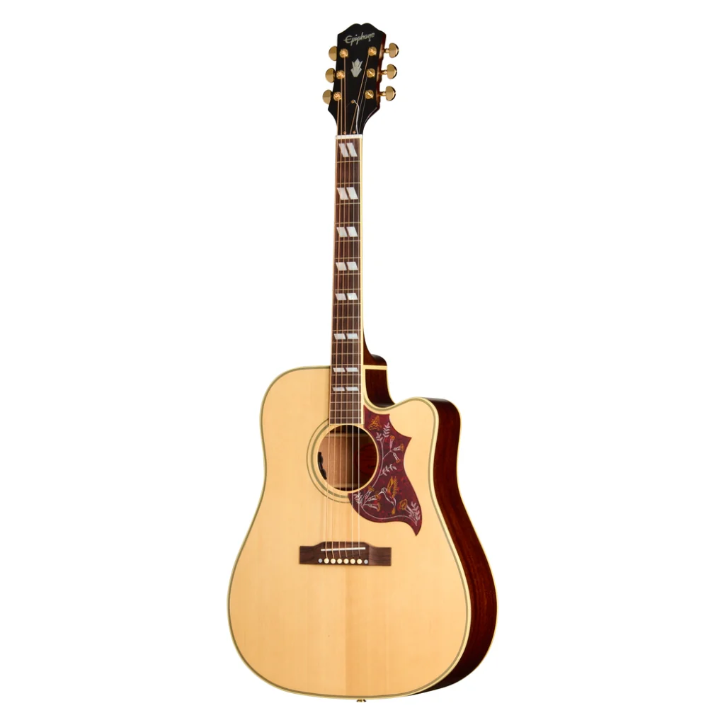 Epiphone Hummingbird Standard EC Acoustic Guitar - Natural - Image 2