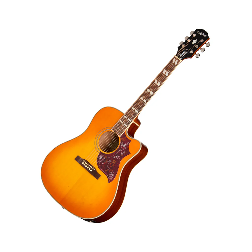 Epiphone Hummingbird Studio EC - Heritage Cherry Sunburst - Image 7