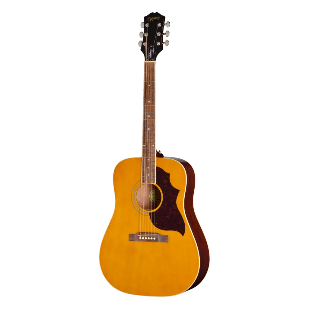 Epiphone Hummingbird Tribute Acoustic-Electric Guitar - Antique Natural - Image 3