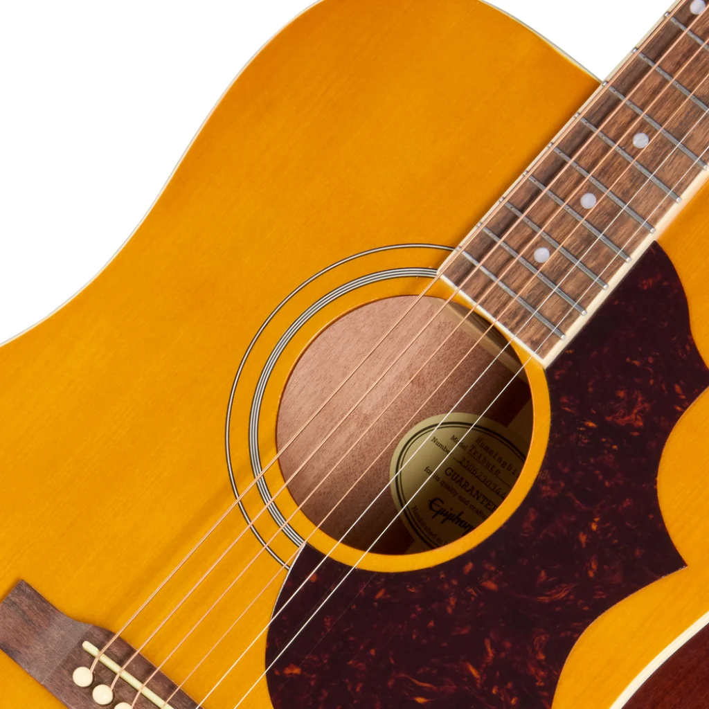 Epiphone Hummingbird Tribute Acoustic-Electric Guitar - Antique Natural - Image 8